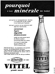 Advert Vittel 1959