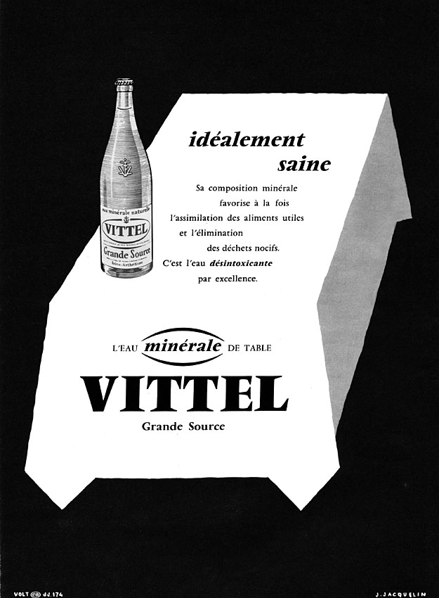 Advert Vittel 1959