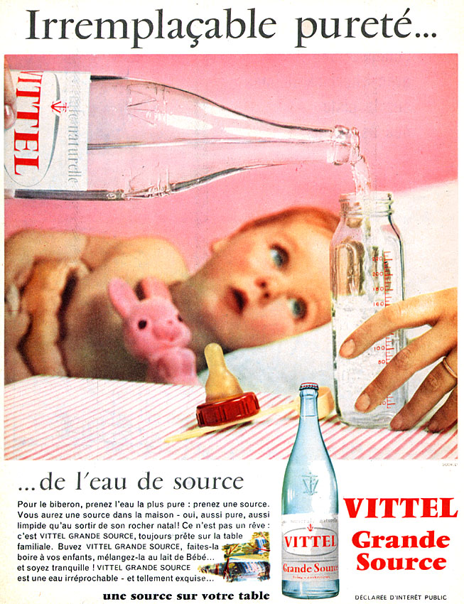Advert Vittel 1959