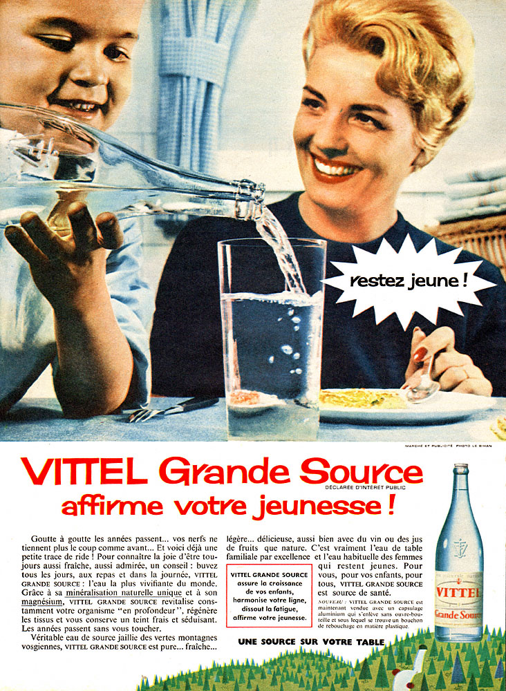 Advert Vittel 1960