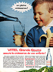 Advert Vittel 1960