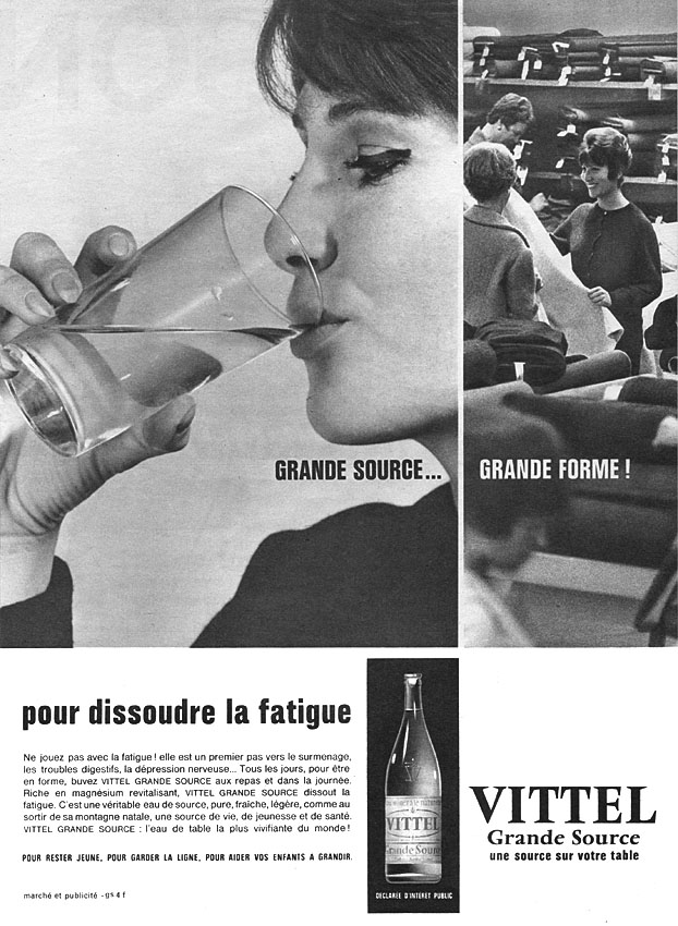 Advert Vittel 1961