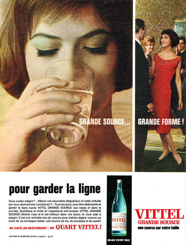 Advert Vittel 1962