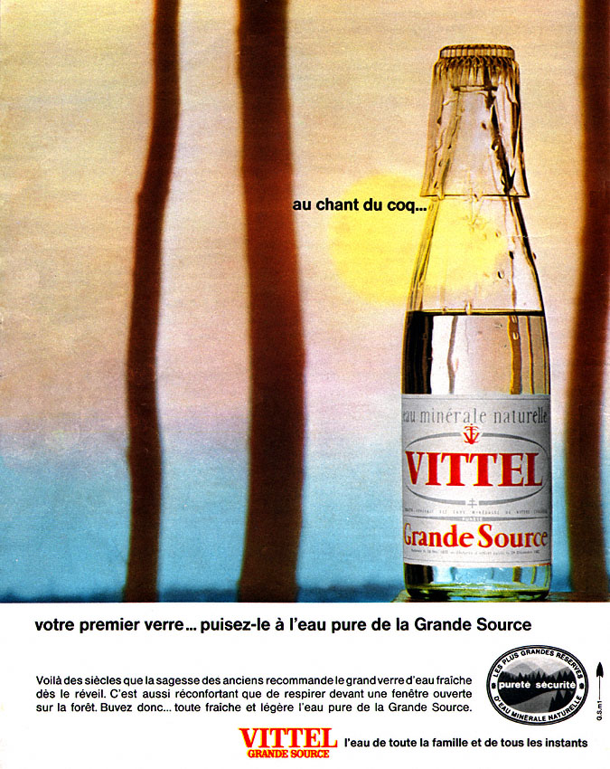 Advert Vittel 1965