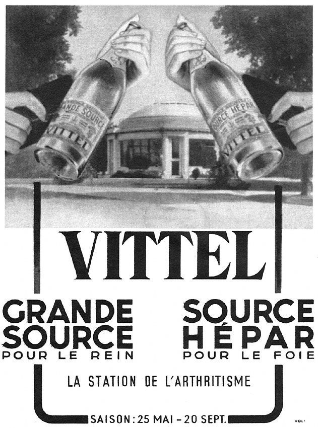 Advert Vittel 1950