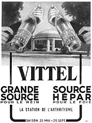 Advert Vittel 1950