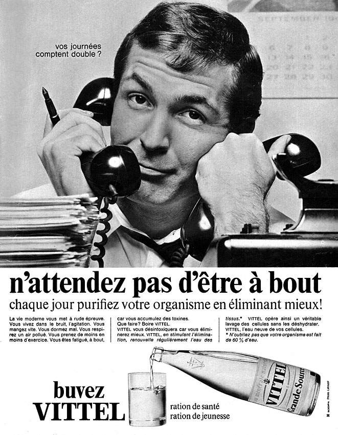 Advert Vittel 1967