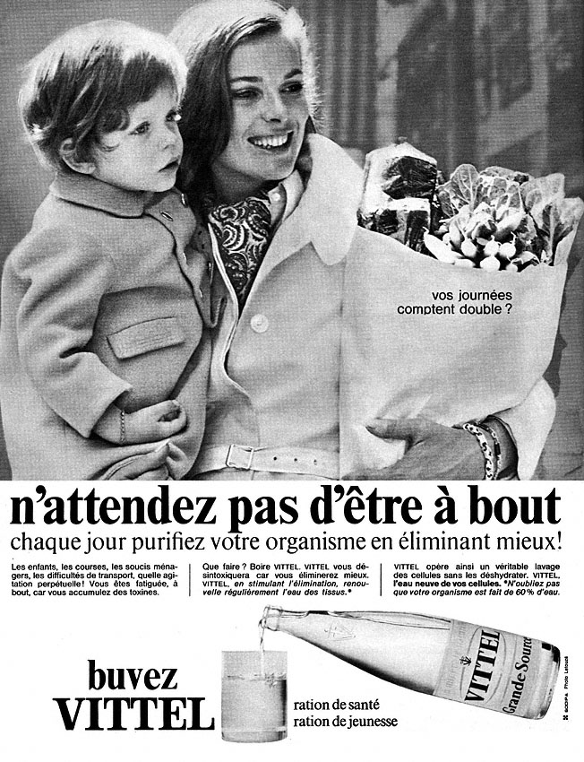 Advert Vittel 1967