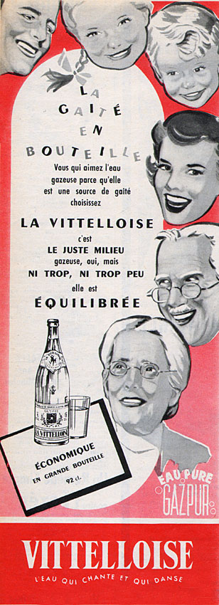 Advert Vittelloise 1954