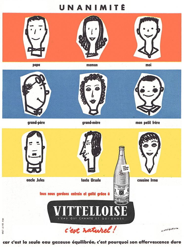 Advert Vittelloise 1958