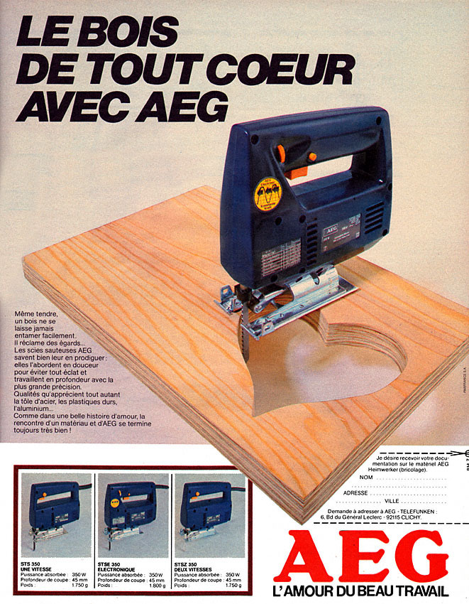 Advert Aeg 1982