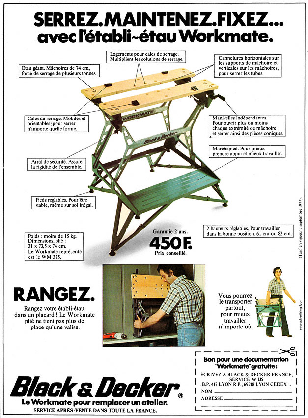 Advert Black & Decker 1978