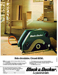 Advert Black & Decker 1984