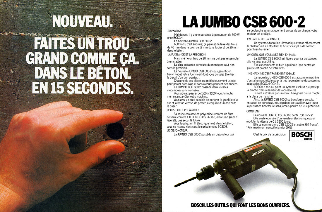 Advert Bosch 1978