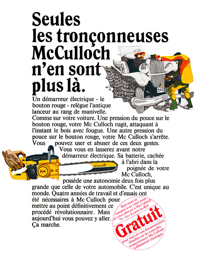 Advert McCulloch 1966