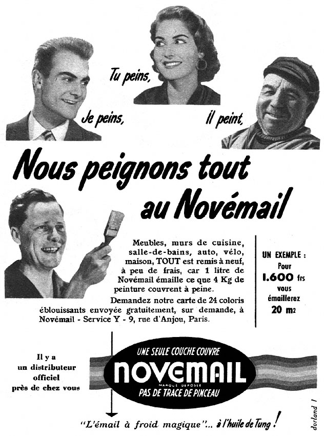 Advert Novemail 1953