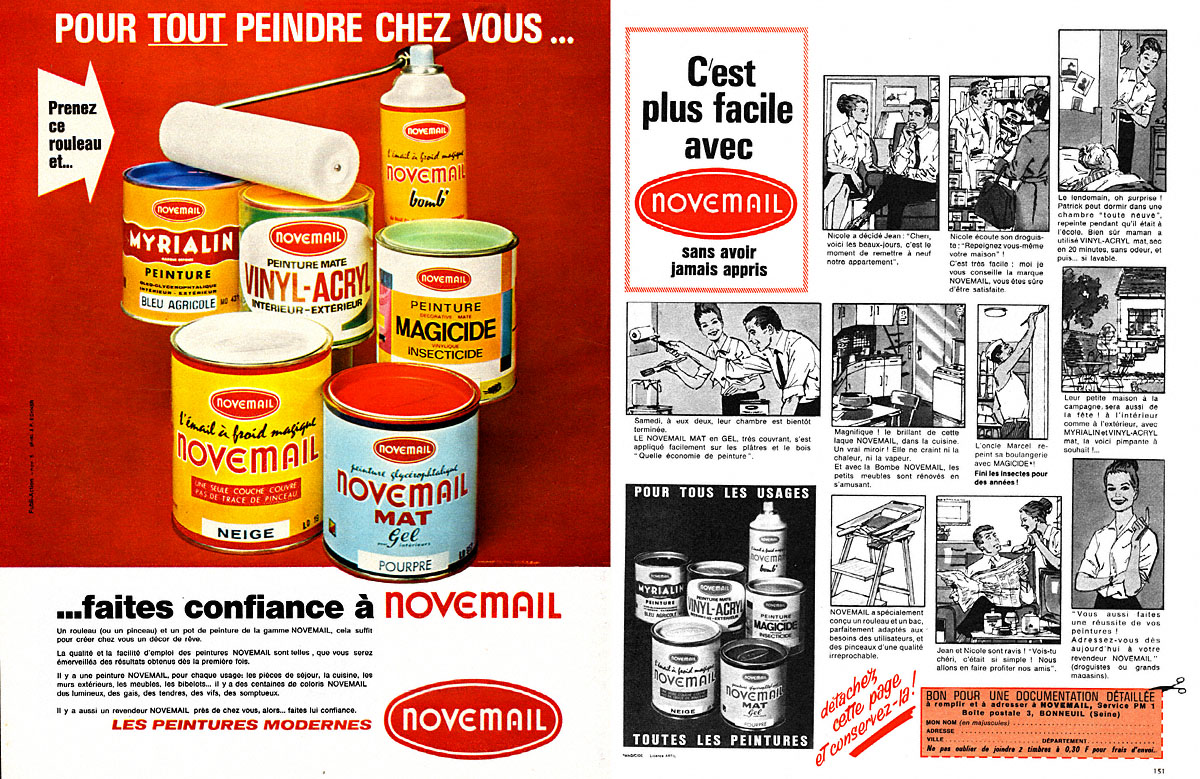 Advert Novemail 1965