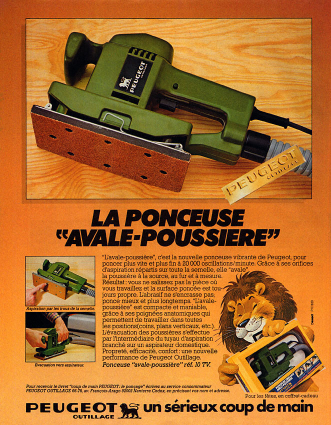 Advert Peugeot 1980