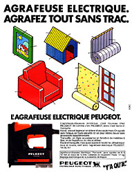 Advert Peugeot 1985