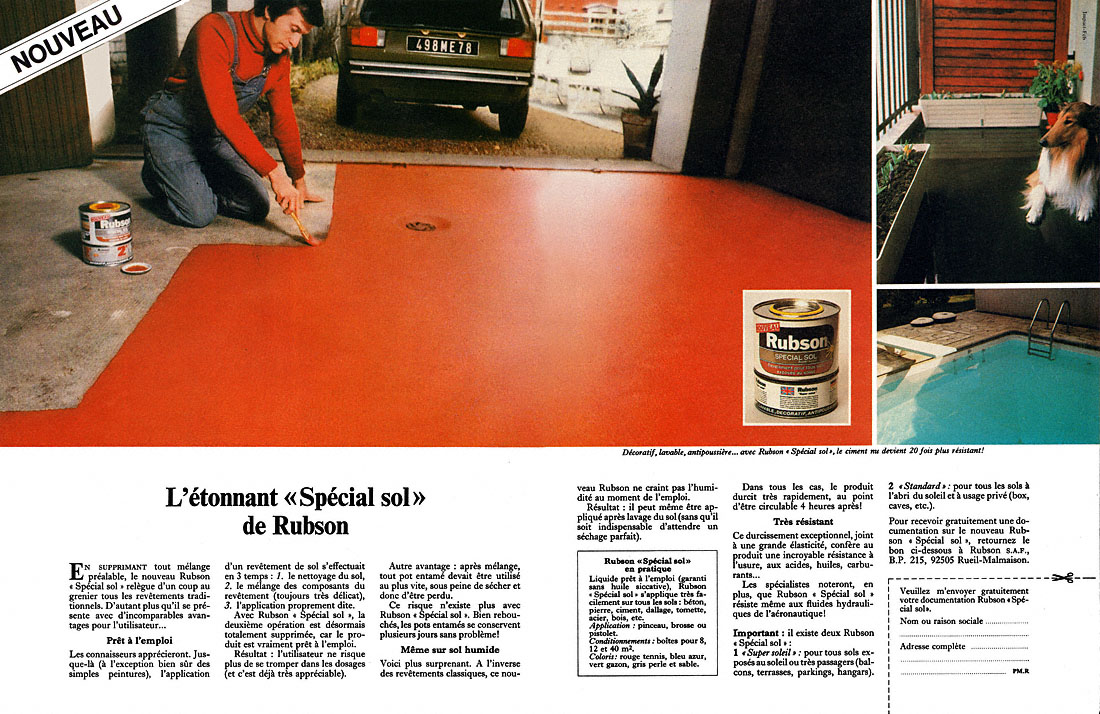 Advert Rubson 1978