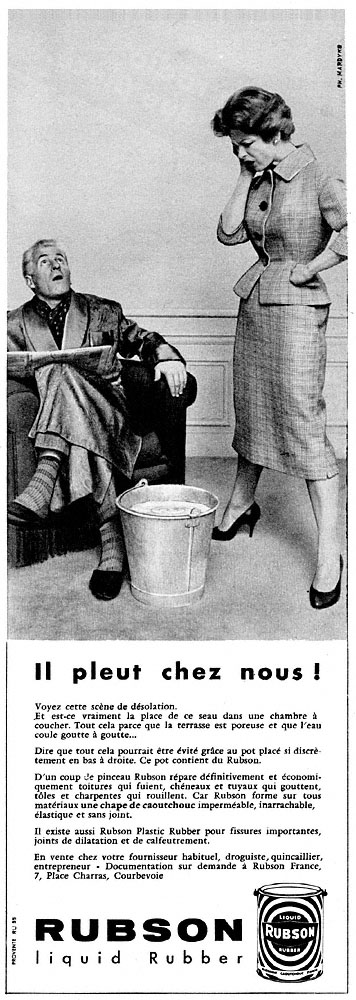 Advert Rubson 1958