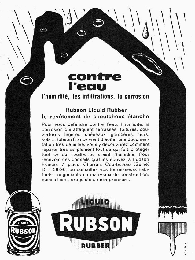 Advert Rubson 1961