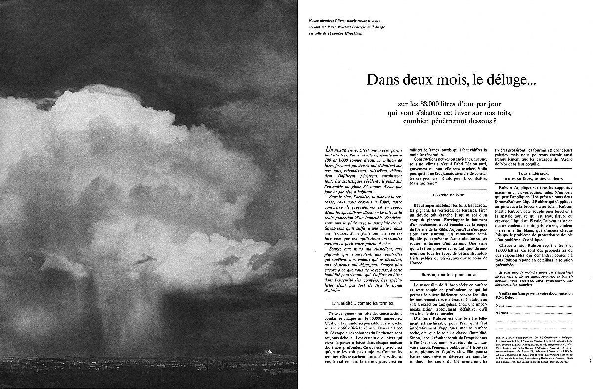 Advert Rubson 1967