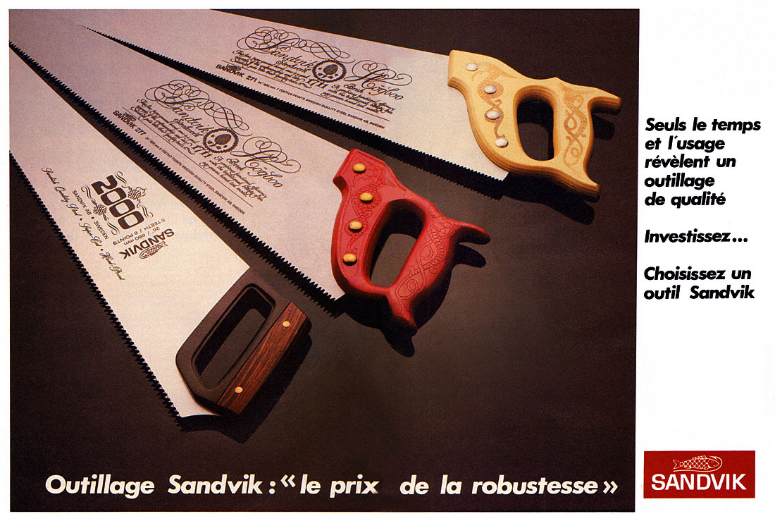 Advert Sandvik 1978