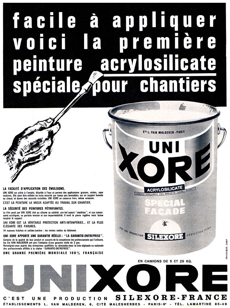 Advert Silexore 1963