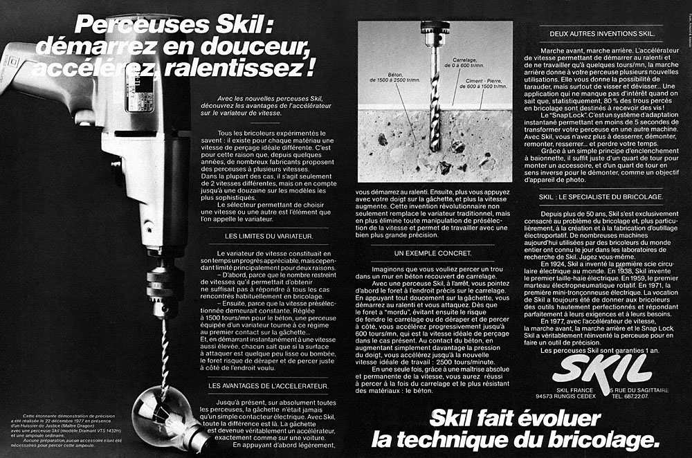 Advert Skil 1978