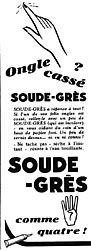 Advert Soude-Grs 1952