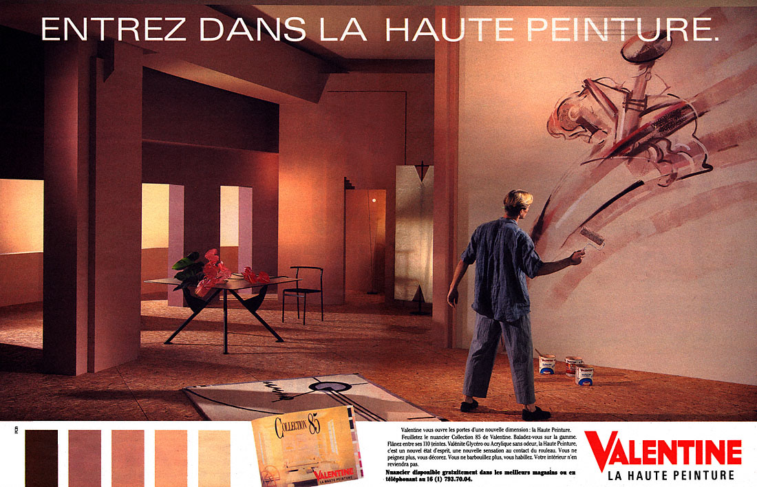 Advert Valentine 1985