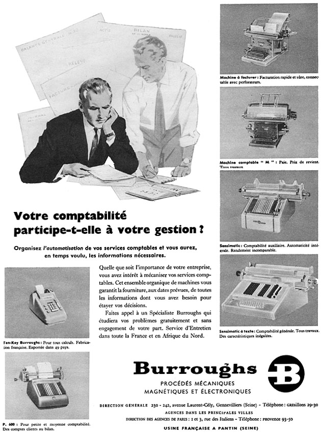Advert Burroughs 1959