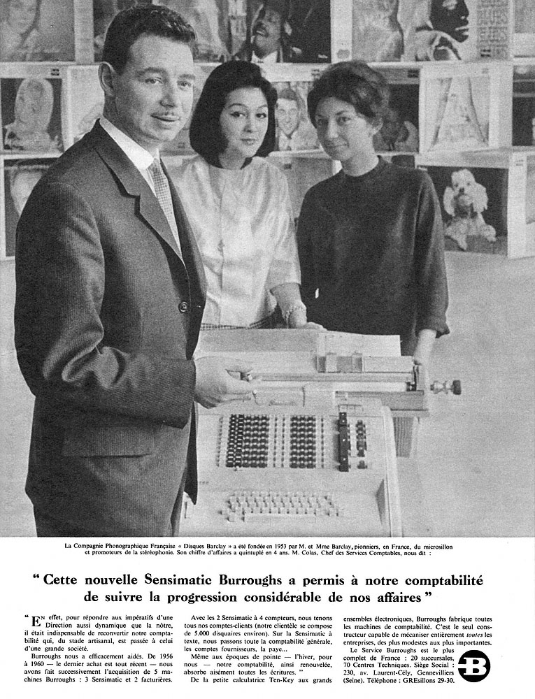 Advert Burroughs 1960