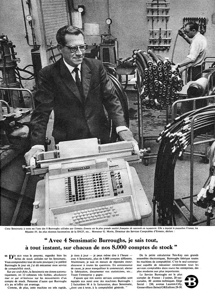 Advert Burroughs 1960
