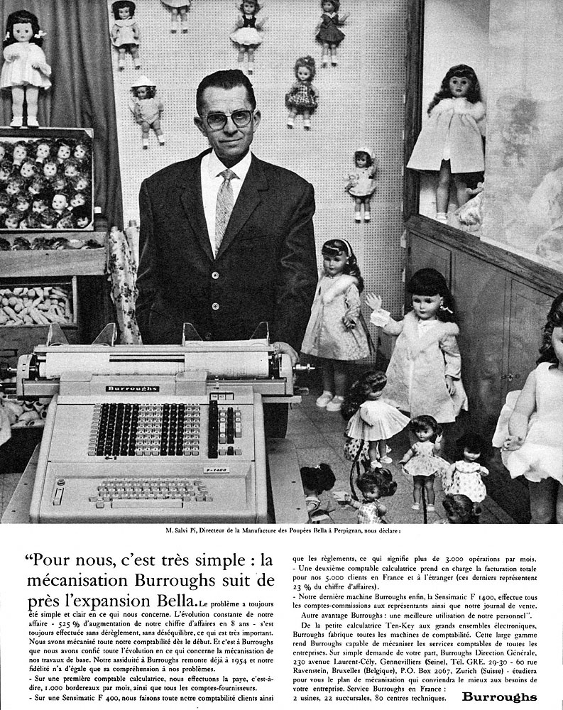 Advert Burroughs 1963