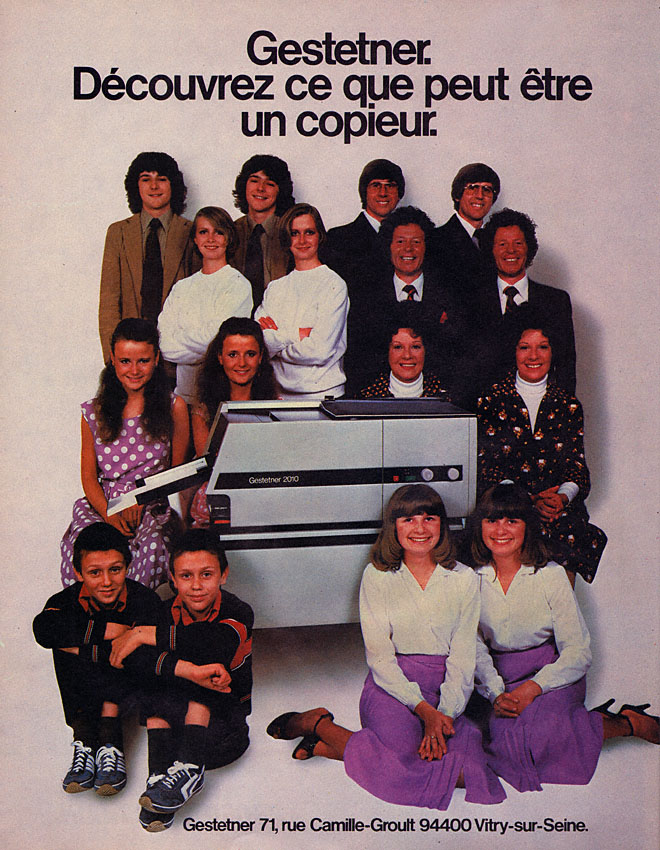 Advert Gestetner 1980