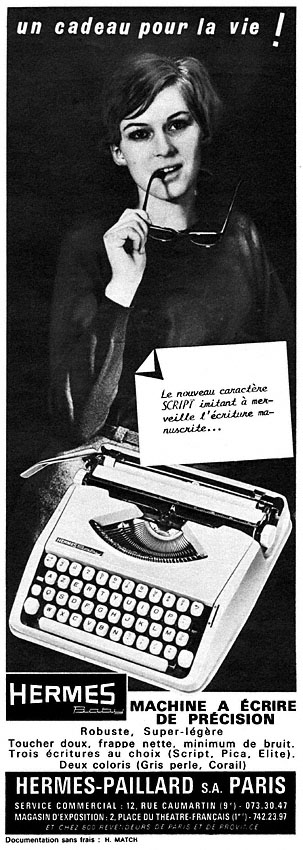 Advert Hermes 1968