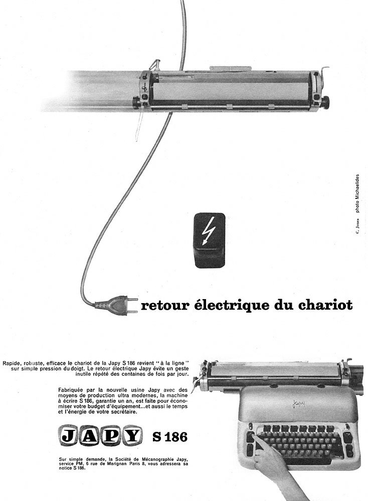 Advert Japy 1960