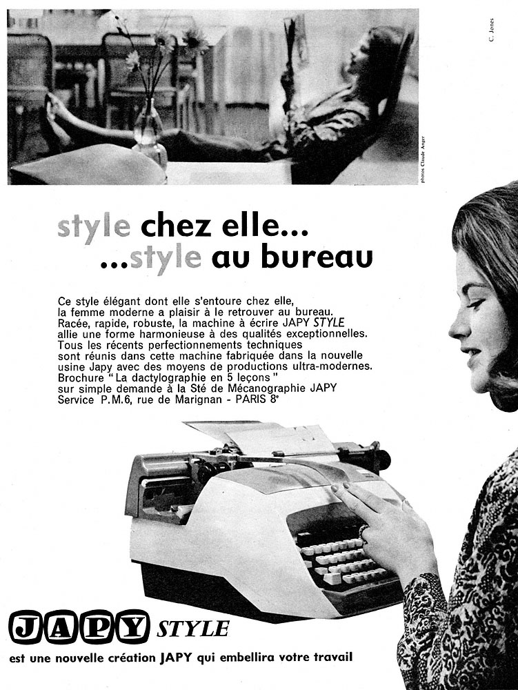 Advert Japy 1960