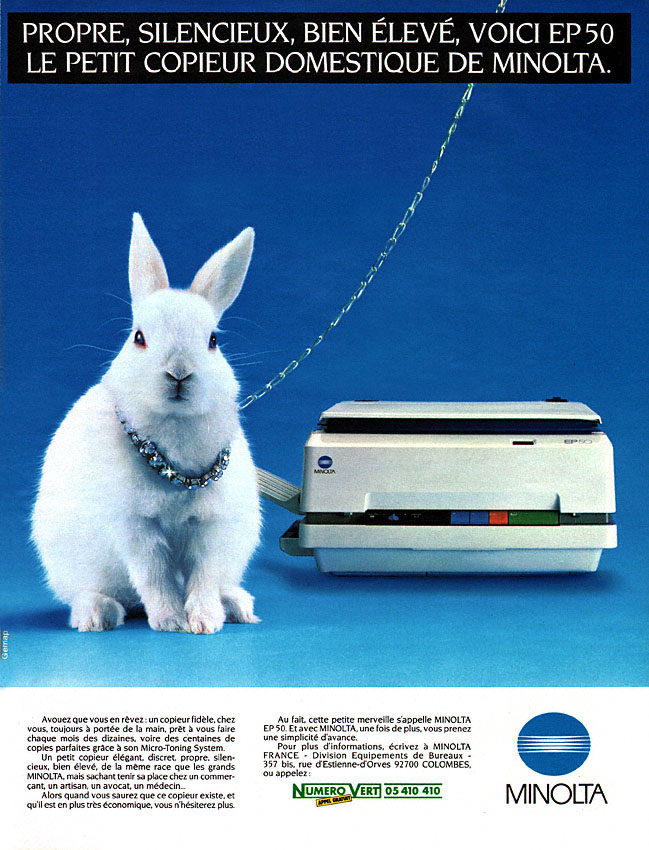 Advert Minolta 1987