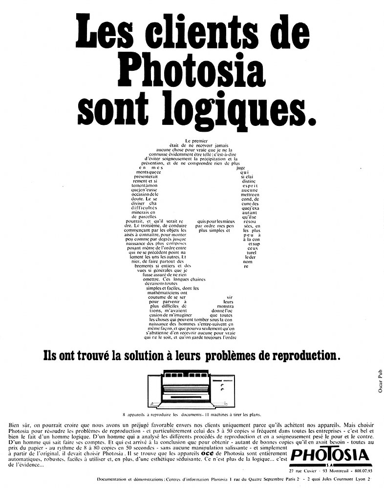 Advert Photosia 1966