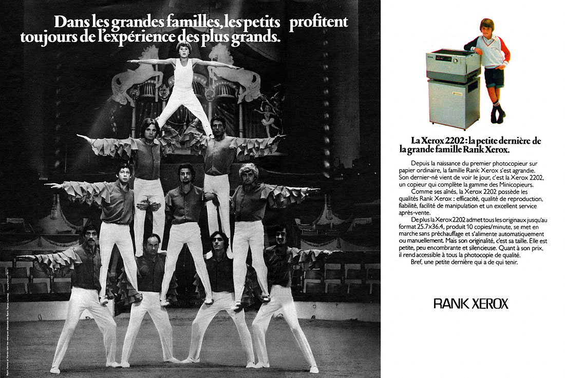 Advert Rank Xerox 1979