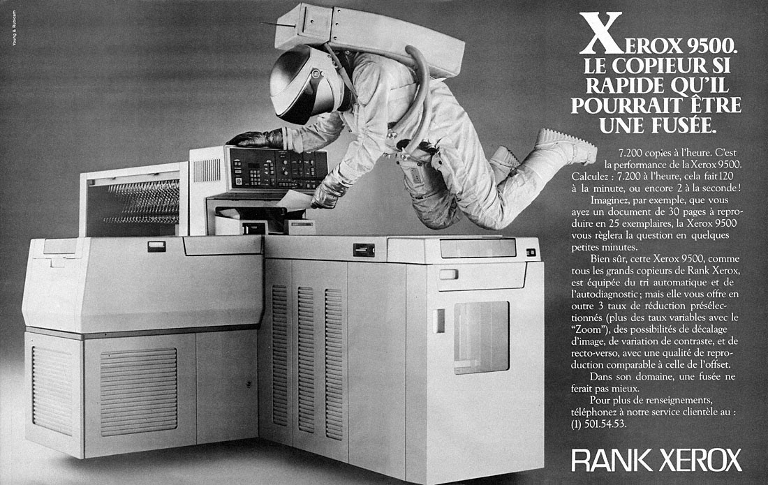 Advert Rank Xerox 1981