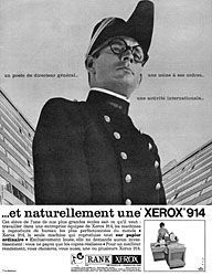 Advert Rank Xerox 1964