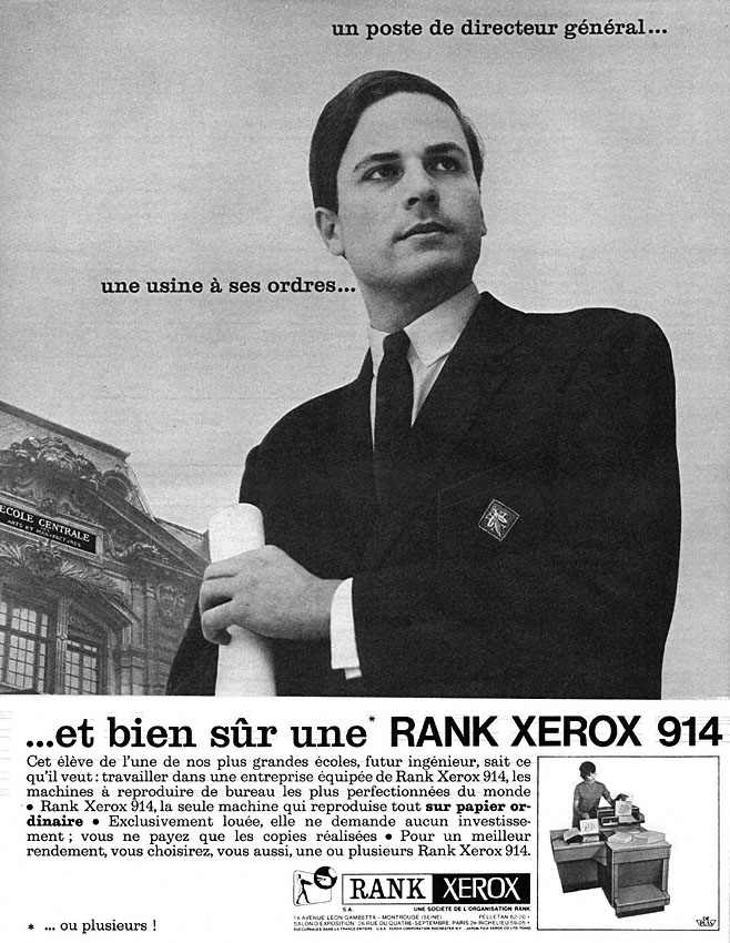 Advert Rank Xerox 1964