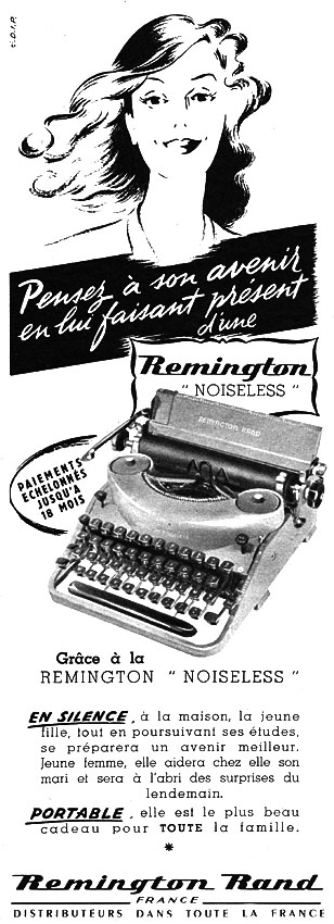 Advert Remington 1954