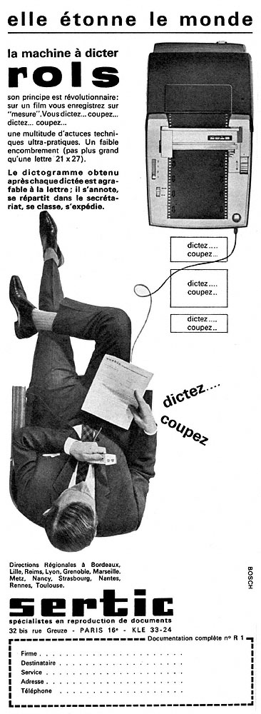 Advert Sertic 1964