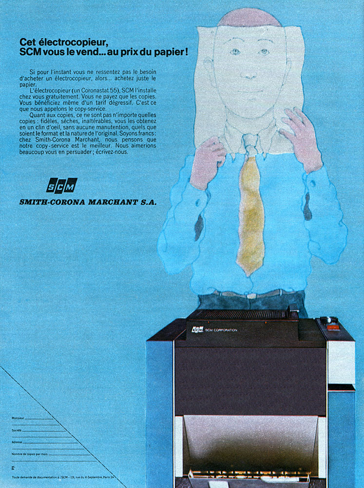 Advert Smith-Corona 1969