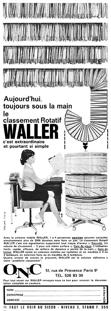 Advert Waller 1967